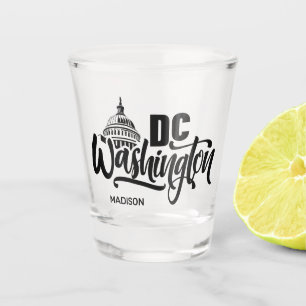 Custom Name Washington DC Shot Glass