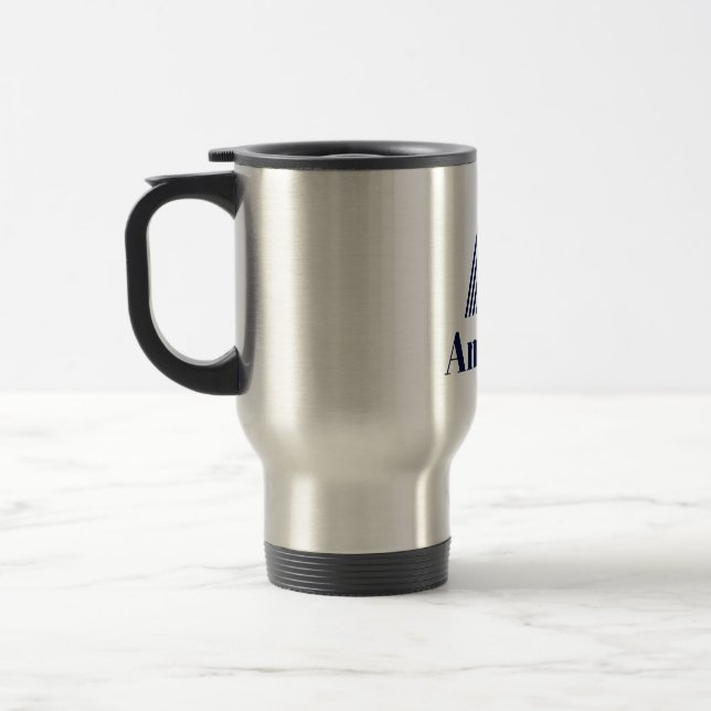 Custom Name Water Bottle Travel Mug (Left)