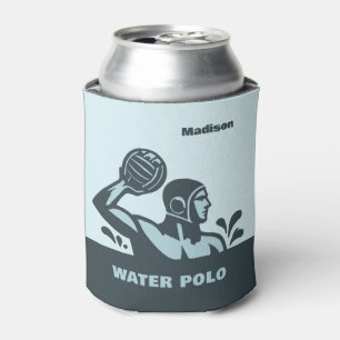 Custom Name Water Polo Can Cooler