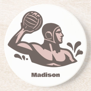 Custom Name Water Polo Coaster
