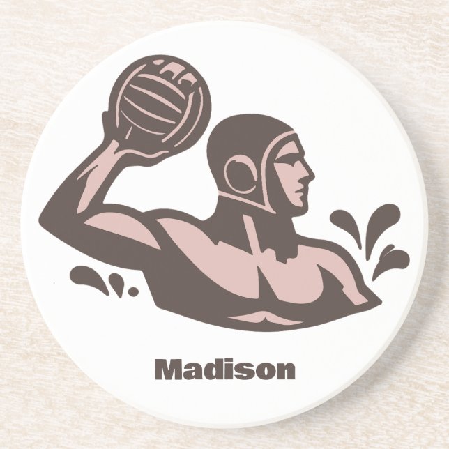 Custom Name Water Polo Coaster (Front)