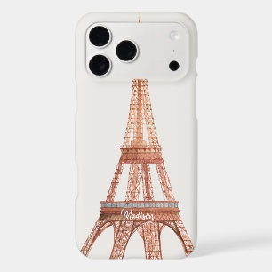 Custom Name Watercolor Eiffel Tower Paris France