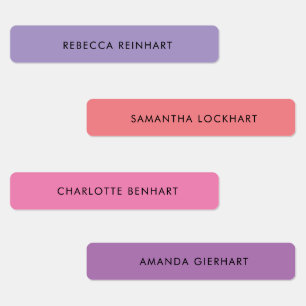 Custom Name Waterproof Colorful Kids