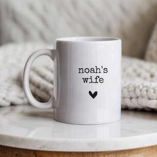 Custom Name Wedding Mug Newlywed Gift for Mr & Mrs