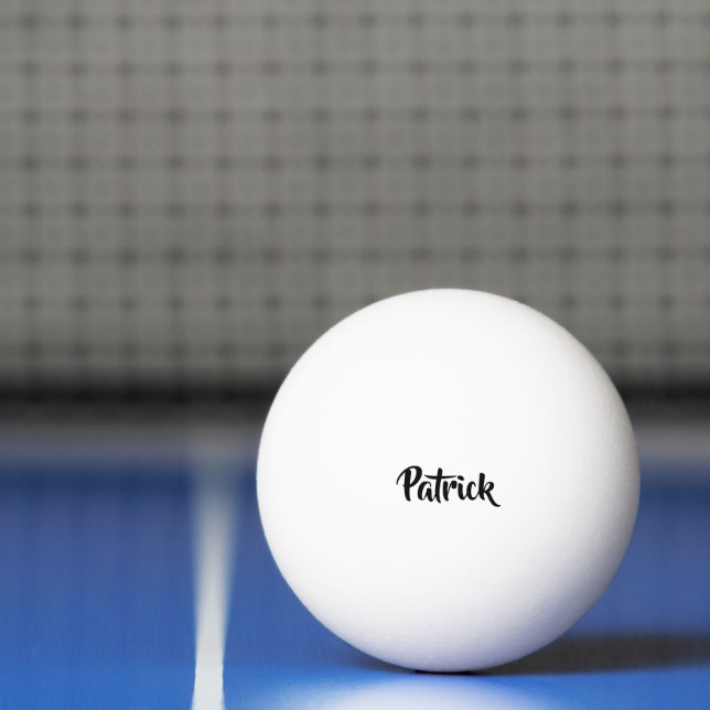 Custom name white plain ping pong ball (Net)