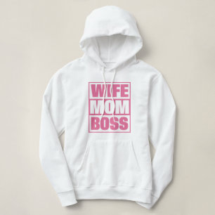 Custom Name Wife - Mum - Boss Hoodie