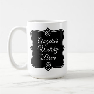 Custom Name Witchy Brew Mug | Kitchen Witch Coffee