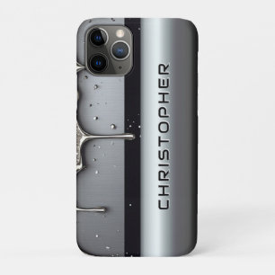 Custom Name With Dripping Liquid Metal Case-Mate iPhone Case