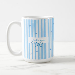 Custom Name With Stripes Pattern Mug For Dad