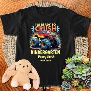 Custom Name Year I'm Ready To Crush Kindergarten T-Shirt