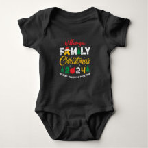 Custom Name Year Matching Family Christmas Reunion
