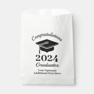 Custom Name, Year & Text Graduation Favour Bags