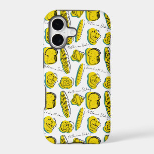 Custom Name Yellow Bakery Pattern