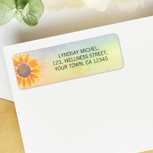Custom Name Yoga Instructor Return Address