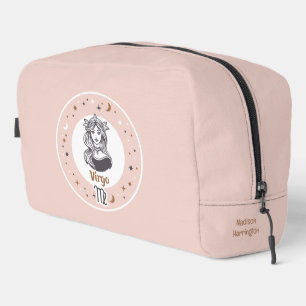 Custom Name Zodiac Sign Virgo Dopp Kit