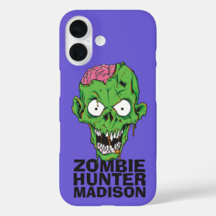 Custom name Zombie Hunter phone cases