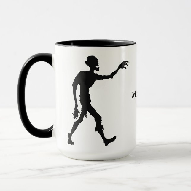 Custom name Zombie mugs (Left)