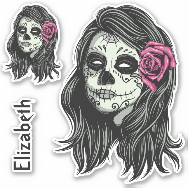 Custom name Zombie Woman (Front)