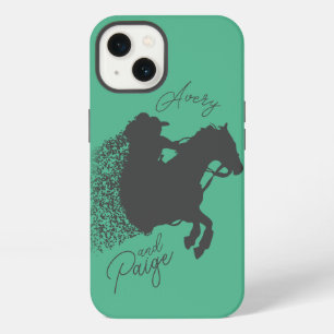Custom Names and Colours Horse Girl T-Shirt iPhone 13 Case