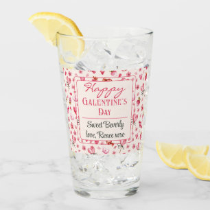 Custom Names, Girly Galentine's Day Pint Glass