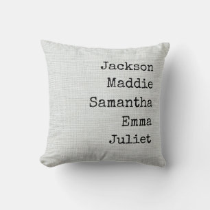 Custom Names Grandma & Mom Gift Cushion