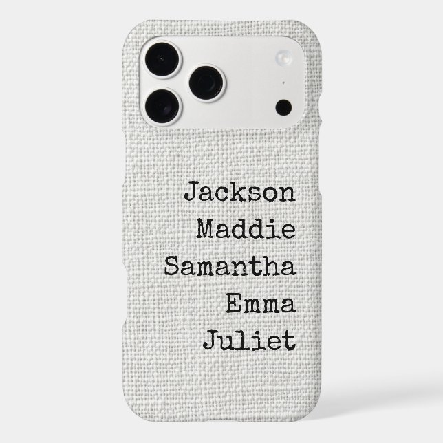 Custom Names Grandma & Mom Phone Case (Back)