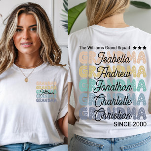 Custom Names Shirt for Nana, Gigi, Mother’s Day