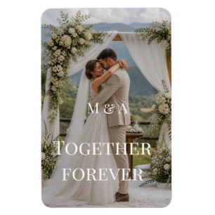 Custom Names Wedding Design Magnet
