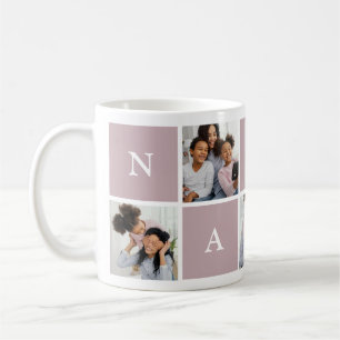 Custom Nanny Grandmother 5 Photo Collage Coffee Mu Mug