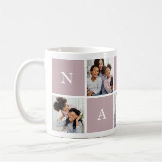 Custom Nanny Grandmother 5 Photo Collage Coffee Mu Mug