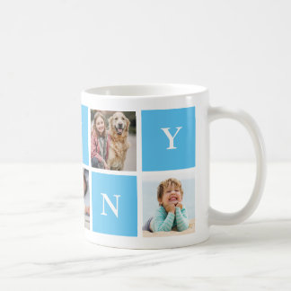 Custom Nanny Grandmother 5 Photo Collage  Coffee Mug