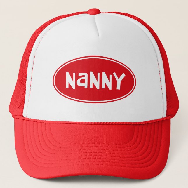 Custom "NANNY" Trucker Hat (Front)