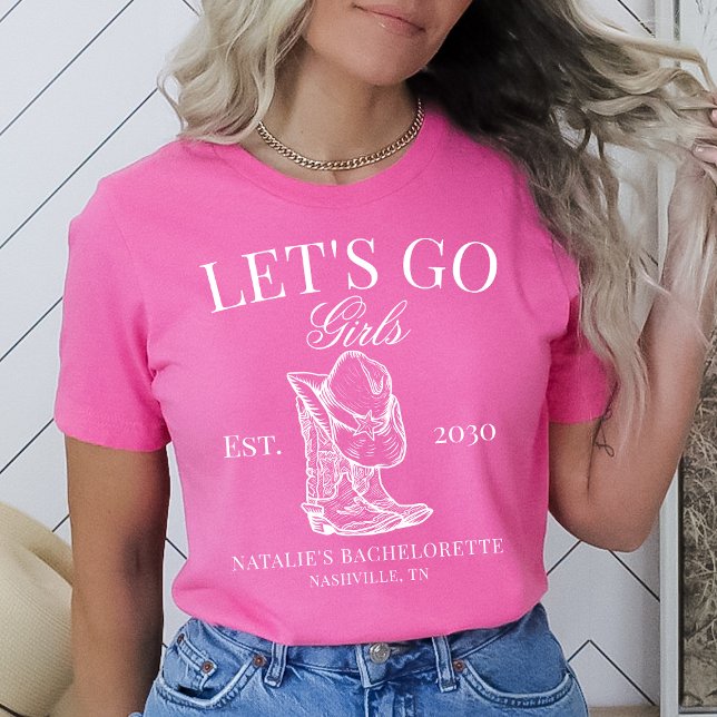 Custom Nashville Bachelorette Party Social Club T-Shirt (Creator Uploaded)
