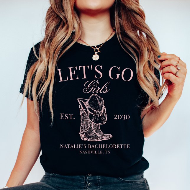 Custom Nashville Bachelorette Party Social Club T-Shirt (Creator Uploaded)
