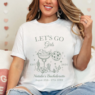 Custom Nashville Bachelorette Party Social Club T-Shirt