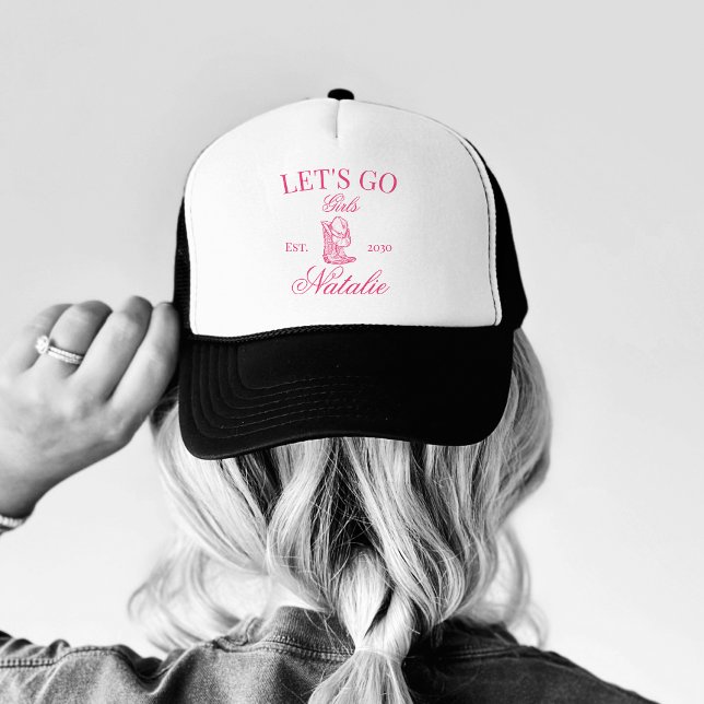 Custom Nashville Bachelorette Party Social Club Trucker Hat (Creator Uploaded)