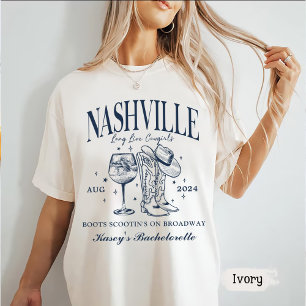 Custom Nashville Bachelorette Rodeo Cocktail T-Shirt