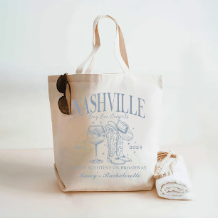 Custom  Nashville Bachelorette Rodeo Cocktail Tote Bag