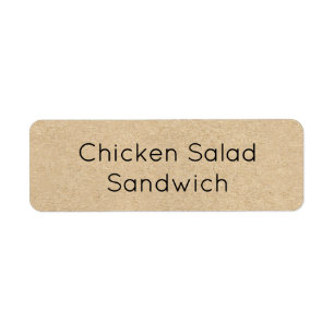 Custom Natural Kraft Paper Style Catering Food