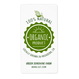 Custom Natural Organic Green Eco Product