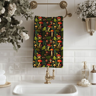 Custom Nature Bath Towel Cosy Cottagecore Look