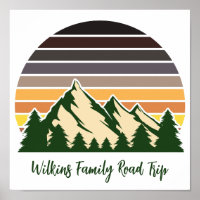 Custom Nature Family Vacation Green Forest