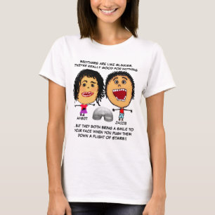 Custom Naughty Sister Slinky Joke T-Shirt