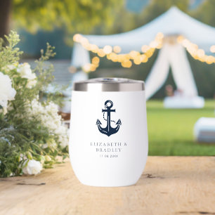 Custom Nautical Boat Name Anchor Wedding
