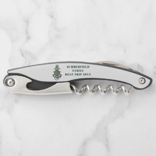 Custom Nautical Family Cruise Vacation Boat Trip Corkscrew