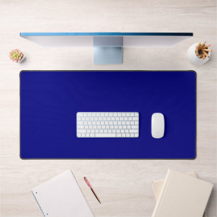 Custom Navy Blue Desk Mat - Elegant & Professional