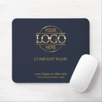Custom Navy Blue Promotional Company Business Logo