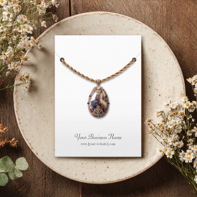 Custom Necklace Display Card (Creator Uploaded)