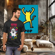 Custom Neon Ghost Pop Art No Sheet Funny Halloween