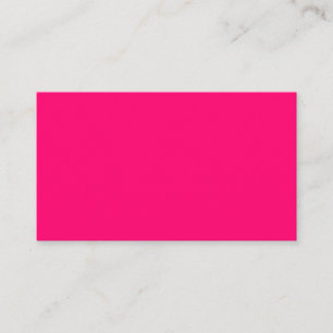 Custom Neon Pink Calling Cards – Bulk Orders